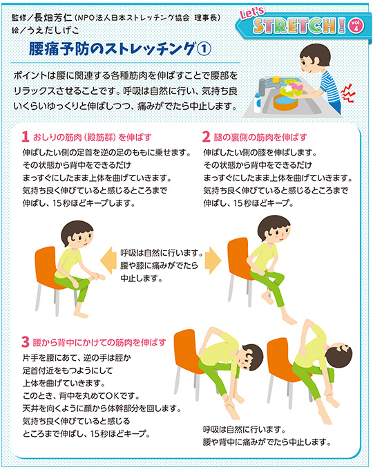 Let S Stretch Vol 04 健康コラム けんぽれん 健康保険組合連合会